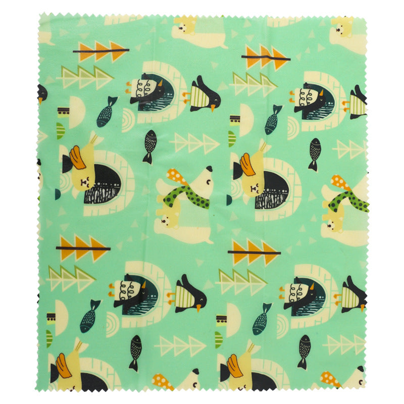 Beeswax Food Wraps Set – Reusable, Eco-Friendly, All-Natural Cotton Fabric Wraps (3-Piece Sets)