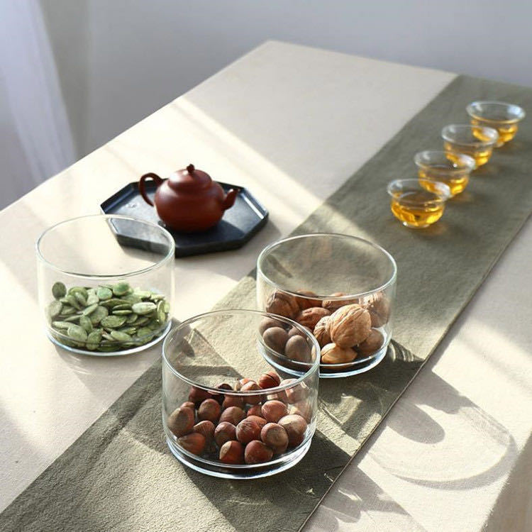 Eco-Friendly Glass Storage Containers with Natural Bamboo Lid – Airtight Zero-Waste Food Jars