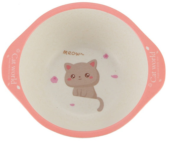 Natural Bamboo Fiber Kids Bowls – Cartoon Animal Eco-Friendly Baby & Toddler Feeding Se