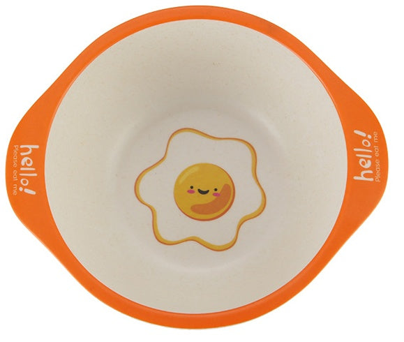 Natural Bamboo Fiber Kids Bowls – Cartoon Animal Eco-Friendly Baby & Toddler Feeding Se